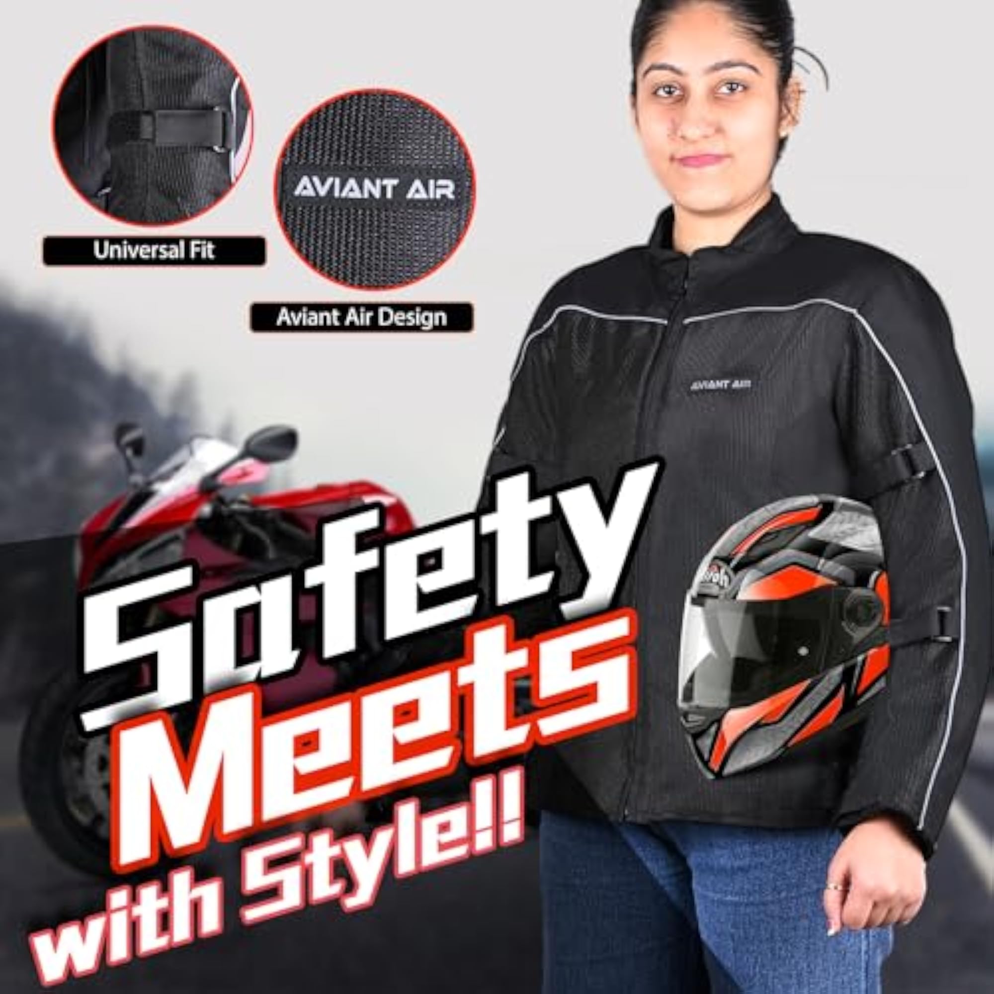 AVIANT AIR Bike Riding Jacket with Armour Protection