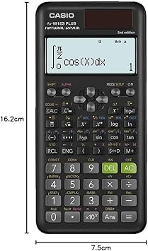 Casio fx-991ES Plus 2 Scientific Calculator with 417 Functions and Displays, Natural