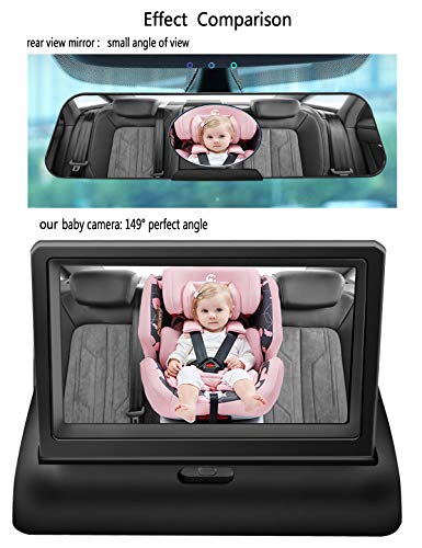 image for Grneric Baby Car Mirror,View Infant in Rear Facing/back Seat With Infr