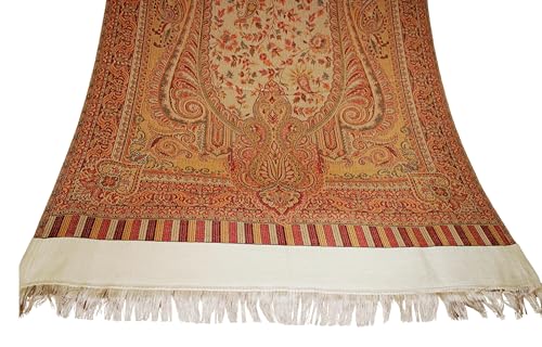 Shilppam Jamavar Kani Pashmina Stoles & Wraps 80" X 29" I Light Soft Shawl2