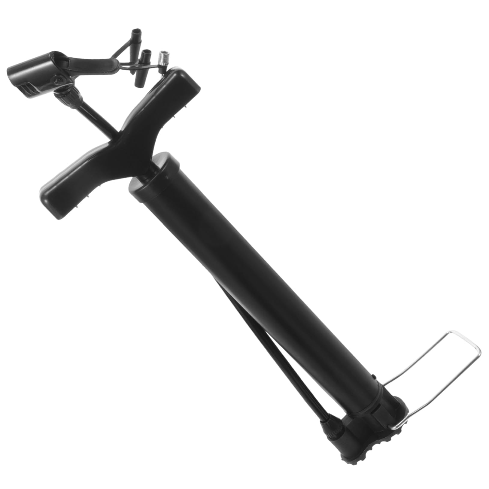 SUPVOX De Bola Hinchador Bicicleta Inflador De Bicicleta Pelota Yoga De Aire para De Baloncesto Manual De Globo De Bicicletas Portatil Acero