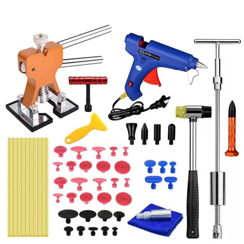 LibrAvaneu デントリペア 車 デントリペア 工具 板金工具 凹み修理工具 DIY 修理工具 車へこみ修理キット 引っ張り工具 車 凹み 補修ツール
