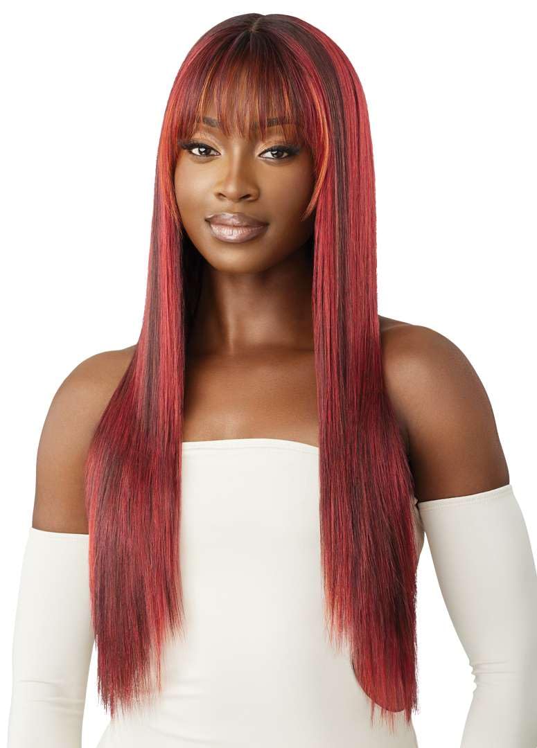 Outre Lace Front Wig - Melted Hairline - Laila (OFF BLACK 1B)
