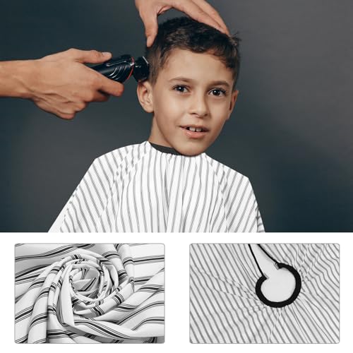 Capa profesional para peluquería con cierre a presión miniatura 4