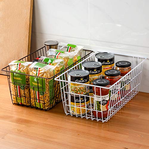 Freezer-Wire-Storage-BasketsFarmhouse-Organizer-Storage-Bins-Large-Organizer-Bins-for-Laundry-Room-Closets-Garage-Office-Bathroom-Pantry-Organization-Storage-Bins-Set-of-2-Chrome Freezer Wire Storage BasketsFarmhouse Organizer Storage Bins Large Organizer Bins for Laundry Room Closets Garage Office Bathroom Pantry Organization Storage Bins Set of 2 Chrome