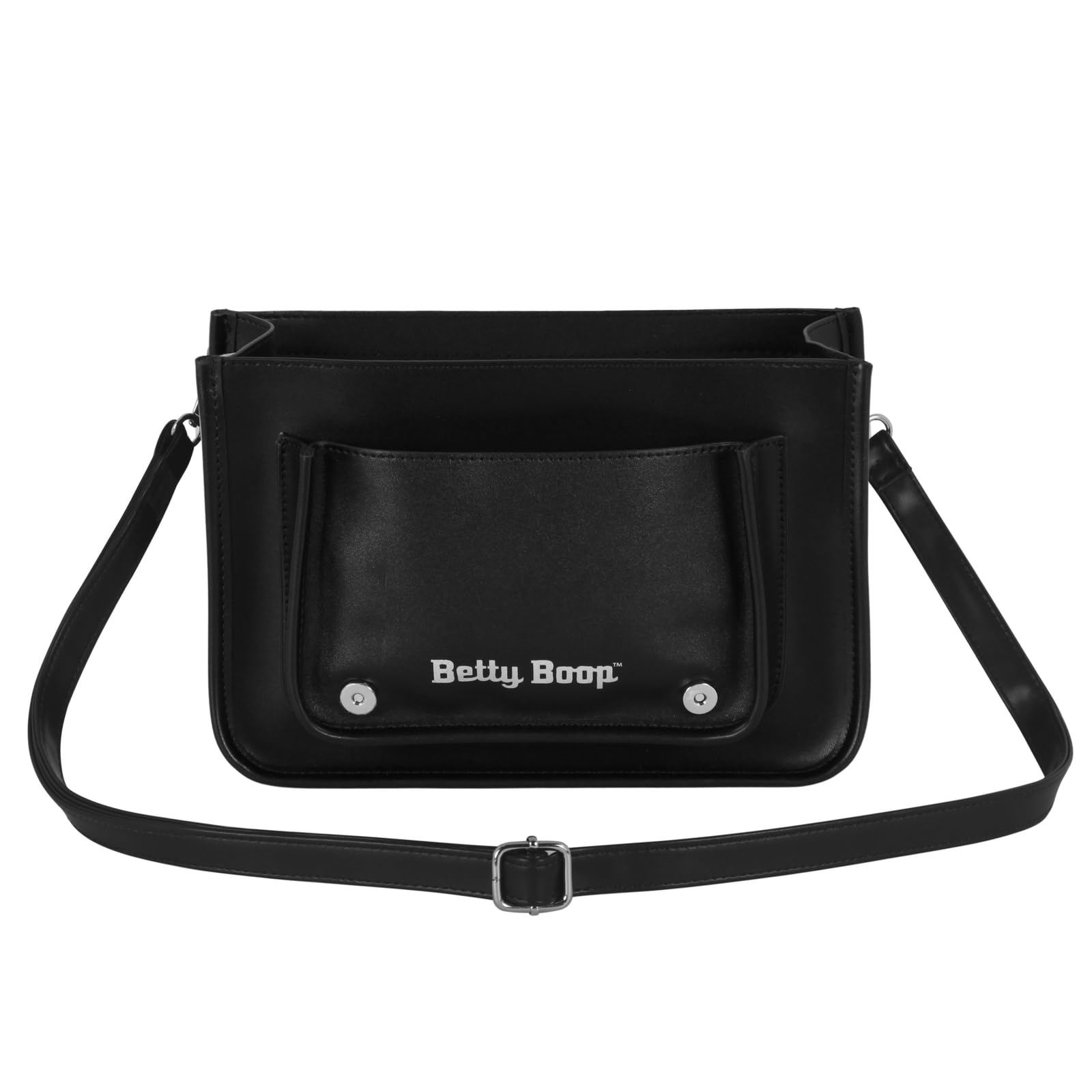 Betty Boop Motor Love-Sac à Bandoulière-Sac à Dos Satchel, Noir, 27 x 19 cm