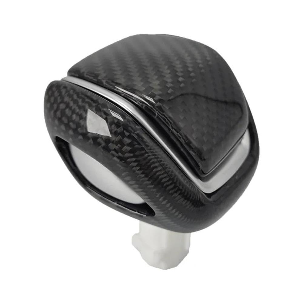 Sxqpocar Black B Anti Fur Real Carbon Fiber Gear Shift Knob For Toyota Lc300 For Land Cruiser 2022-2025 Gear Ball Shift Lever Head(Black B)