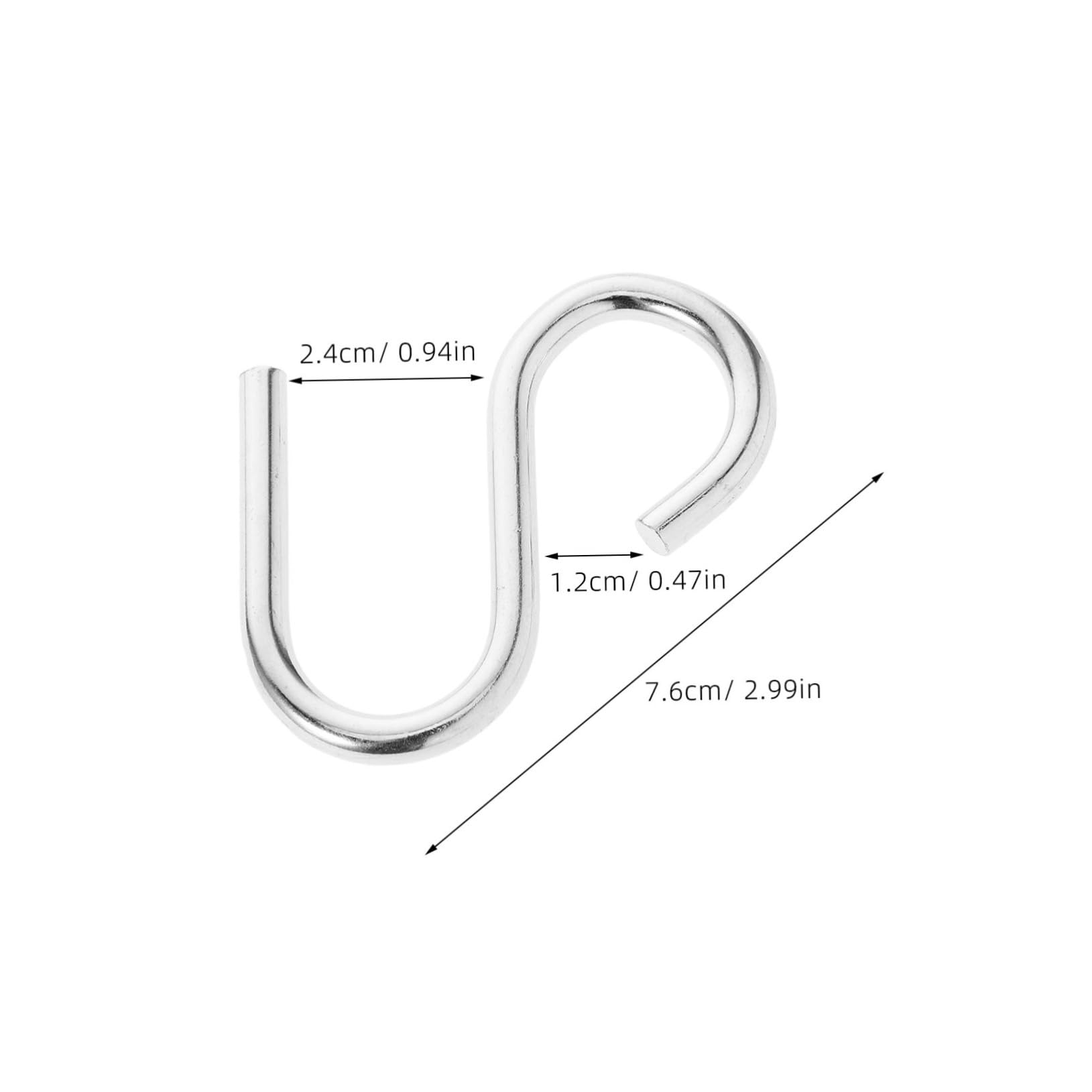 MAGICLULU Outdoor Swing Hooks 2 Pack Heavy Duty s Hooks Zinc Coated for Hammocks Chairs Camping Travel Easy to Carry