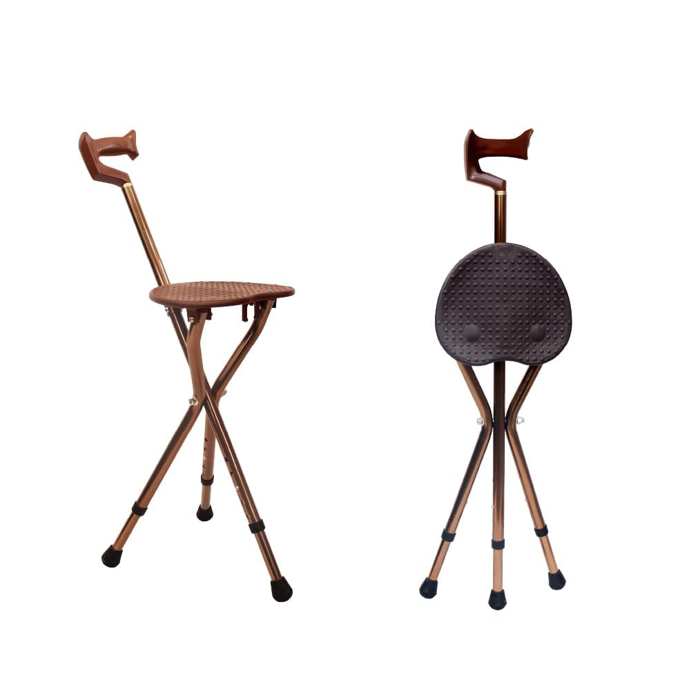 Kitwe Walk & Rest | Ergonomic, Height-Adjustable Walking Cane with Seat | Lightweight, Durable Aluminum Frame | Scratch-Proof, Eco-Friendly Design for Ultimate Comfort & Stability.-image-7