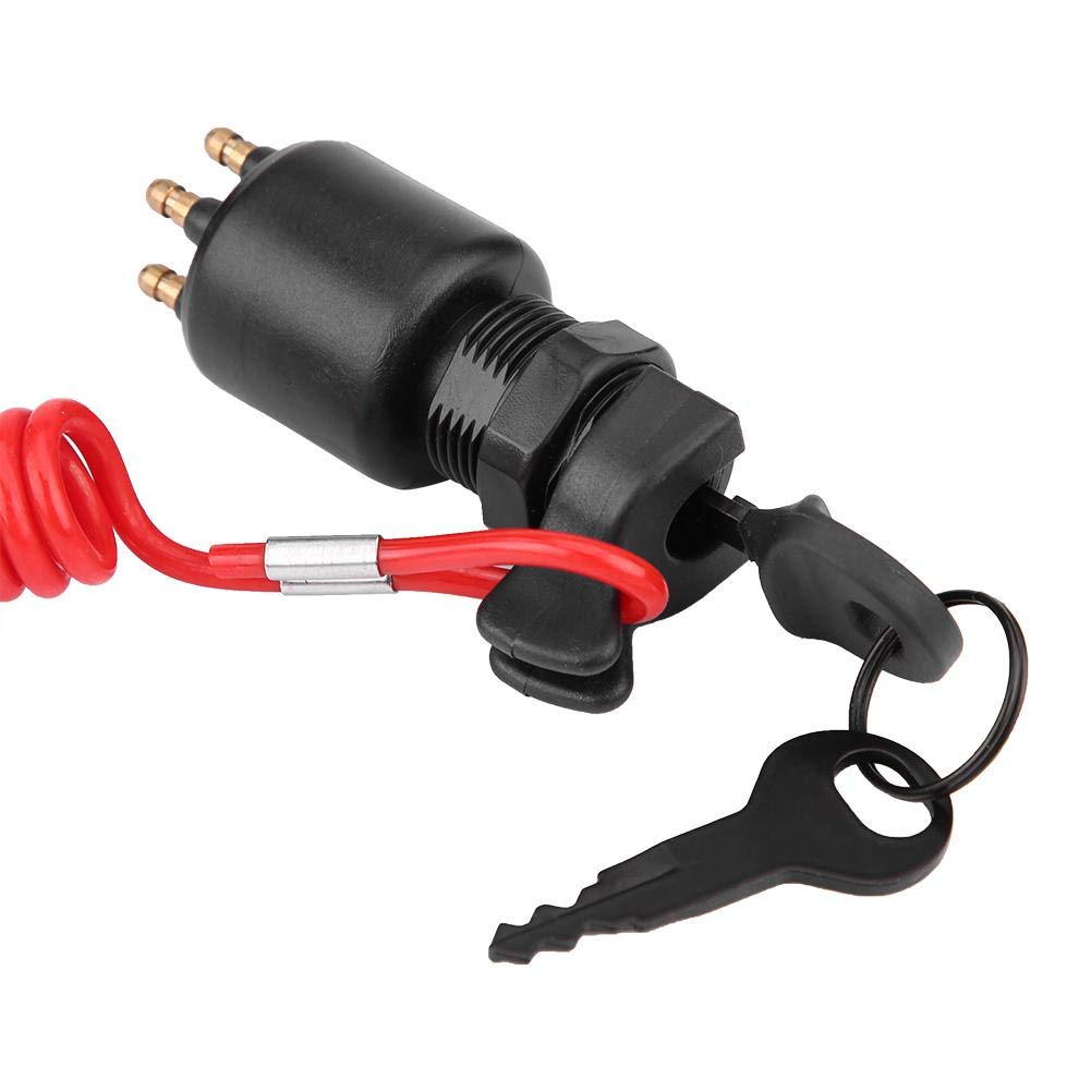 Interrupteur à clé de avec longe de sécurité pour Evinrude Boat OE 5005801 moteur 90 cv contacteur coupe circuit