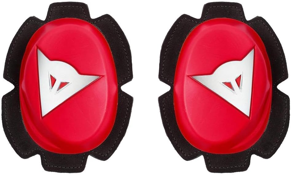 Motorcycle Knee Slider, Red/White, Size N