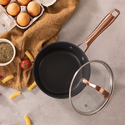 Miniatura 4 de Cecotec Cazo Polka Fantasy 16 Pot Golden. Diámetro 16 Cm, Capacidad 1,3 L, Aluminio Forjado, Revestimiento Antiadherente Platinum Plus Teflon, Libre Pfoa, Apto Para Todo Tipo De Cocinas, Tapa