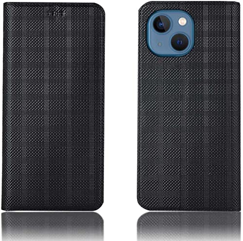 Funda de cuero para iPhone 13 evita arañazos en la pantalla con tapa magnética y tarjetero