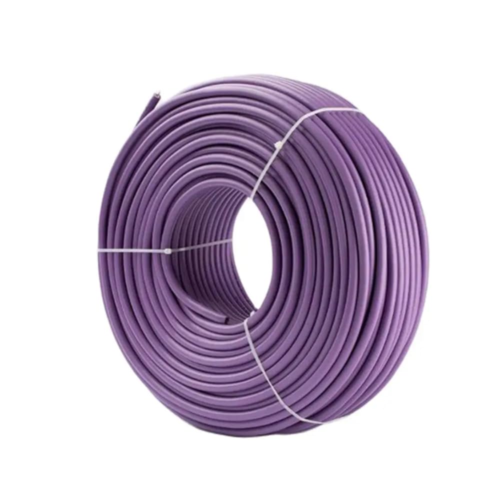 Compatible with Siemens Profibus DP Bus Cable 6XV1830-3EH10 6XV1830-0EH10 2-core Shielded Multi-Stranded Wire (10 Meters, Purple)