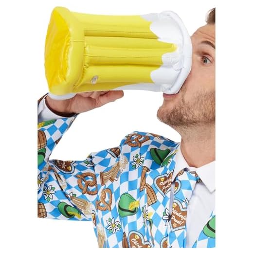 Smiffys Chope gonflable Fête de la Bière, 28 cm/11 in