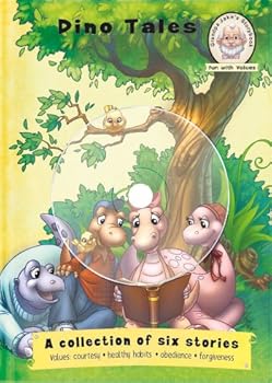 Hardcover Dino Tales with audio CD Book