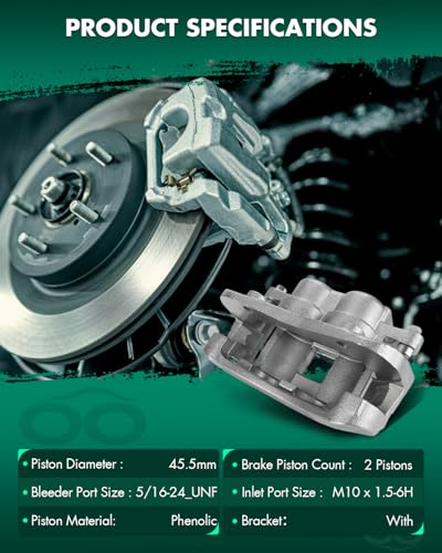 Image of SCITOO Front Right Brake Caliper With Bracket 18B4938 Compatible For Chevy Colorado 04-08 For GMC Canyon 04-08 For Isuzu i-280 06 For Isuzu i-290 07-08 For Isuzu i-350 06 For Isuzu i-370 07-08