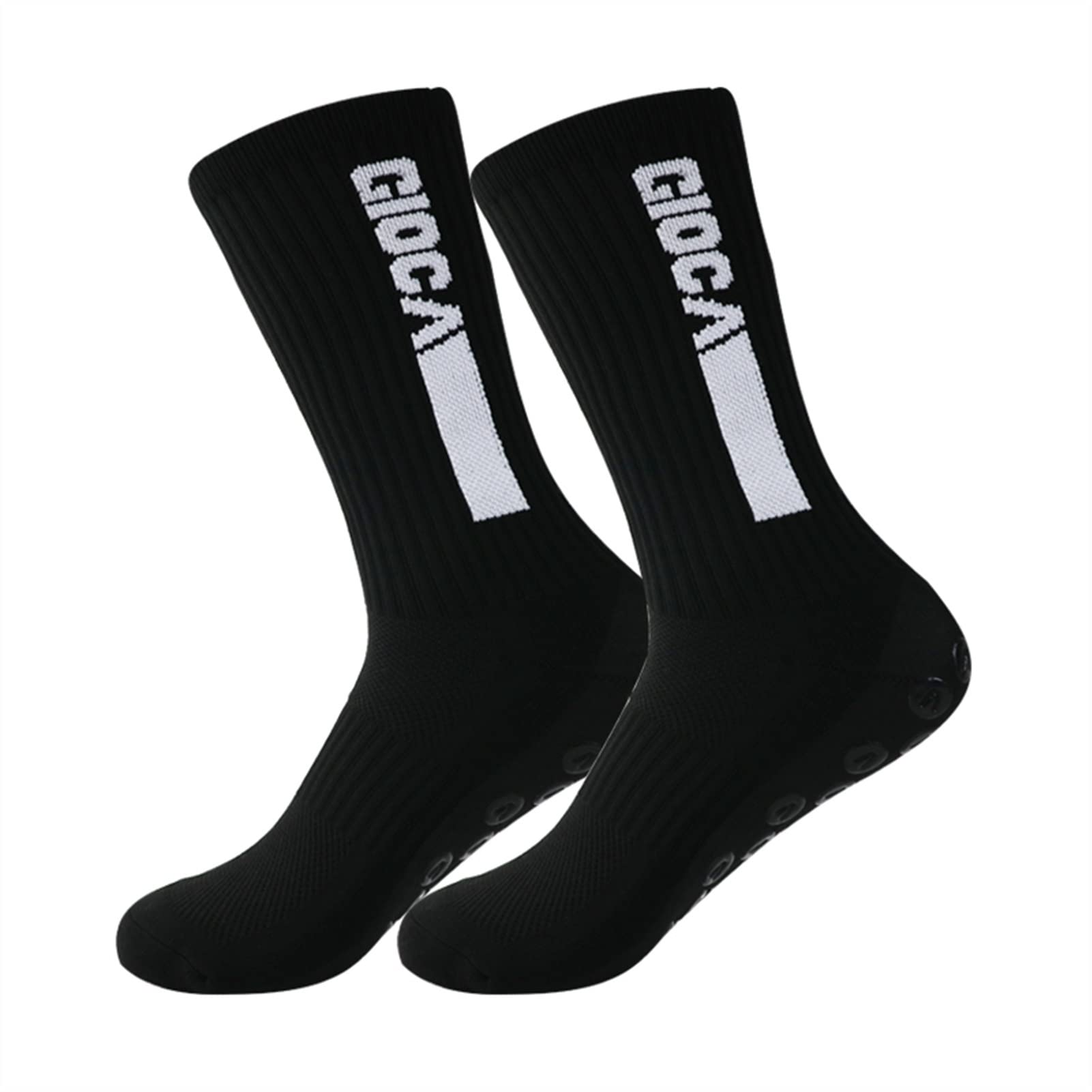 Calzini da Calcio da Calcio Antiscivolo Antiscivolo Grip Pads Sport Cycling Socks Dimensioni 8-12 Calzini da Ciclismo