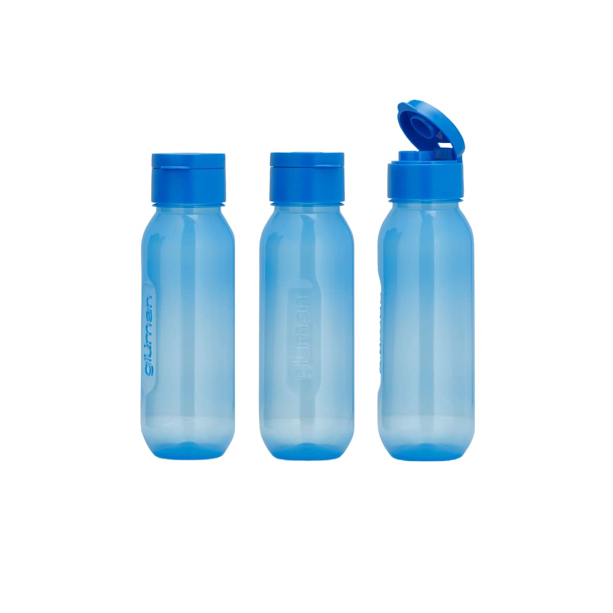 Gluman 500 ml Leak proof Plastic Claro Mini Spout Water Bottle Set of 3 | Flip-Top Spout Lid Plastic | Anti-Bacterial & BPA Free | Ideal for Gym, Travel, School, Office, Kids - Opaque Pink (B0BSNZNWLY) Amazon Price History, Amazon Price Tracker