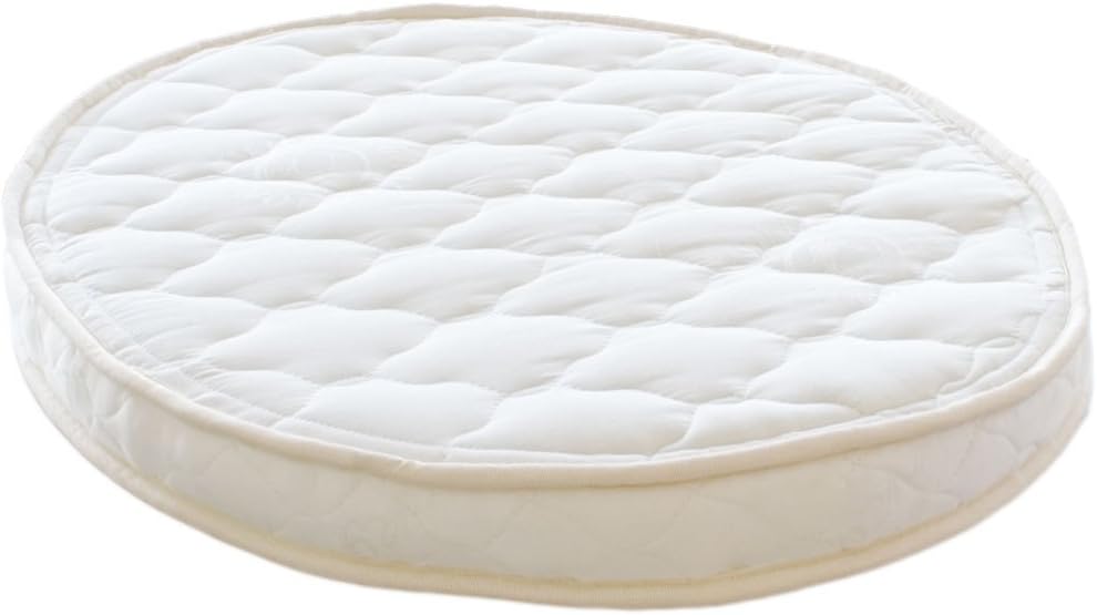 Lifekind Certified Organic Natural Rubber Latex Oval Bassinet Mattress (23x29x2.5 Inches)