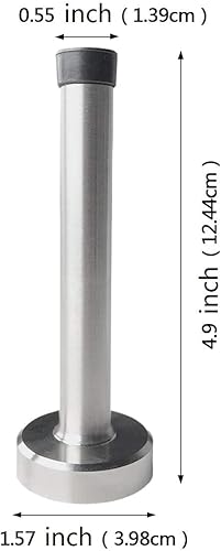 Vista 16 de KOLAKO Topes de puerta, tope de puerta de 6 pulgadas, montaje en pared, tope de puerta extra largo de acero inoxidable cepillado con amortiguación