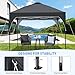 Oneofics Pop Up Canopy, 10x10 FT Instant Outdoor Canopy Tent with Carrying Bag, 3 Adjustable Heights - Portable for Outdoor Activities