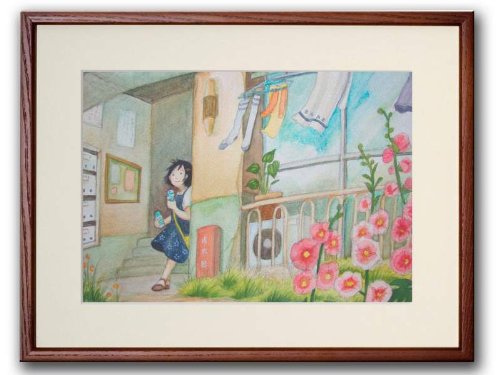 Amazon｜情景画 待ち合わせ（坂道なつ）〔アクリル画・水彩画〕/ 絵画