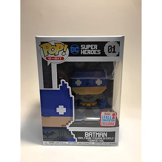 Pop Funko 8-Bit #01 Dc Heroes Batman (2017 Fall Convention Exclusive)
