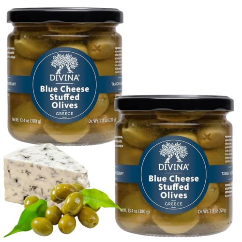 Divina Blue Cheese Stuffed Olives 2-Pack