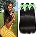 Produktbild Lananel Brazilian Hair Bundles Straight Human Hair Weave 100% Menschliches Haar Brasilien Echthaar Tressen 300g Virgin Hair Bundles Brazilian Human Hair Straight Weave Hair 12 14 16