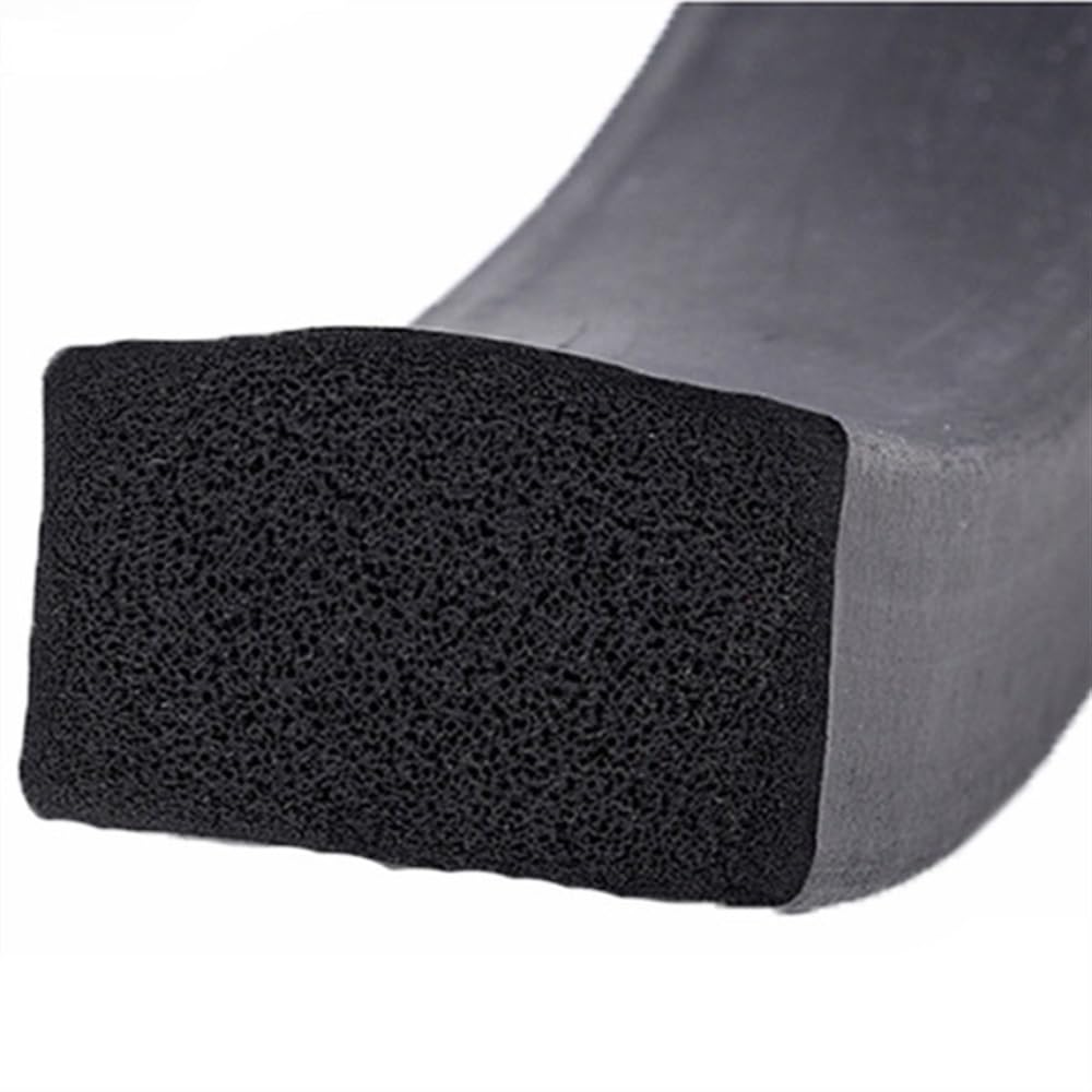 Door Seal， Rubber Sealing Strip 1M Multiple Sizes(1M X 10 X 15mm)