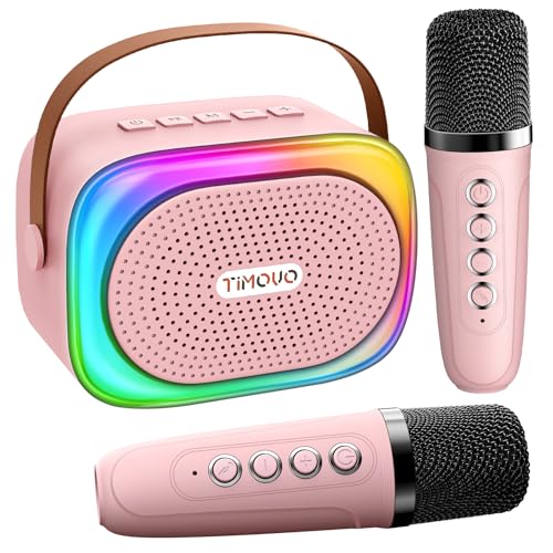 TiMOVO Mini Karaoke Machine, Pink