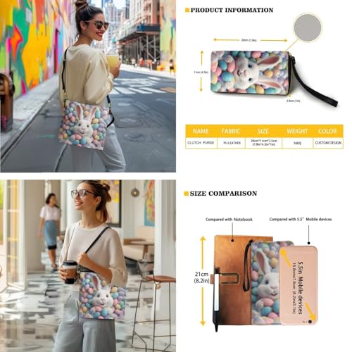 Image of Bucket Crossbody Bag Set for Women Lady, Leather Purse and Wallet Set Large Bucket Bag with Wallet