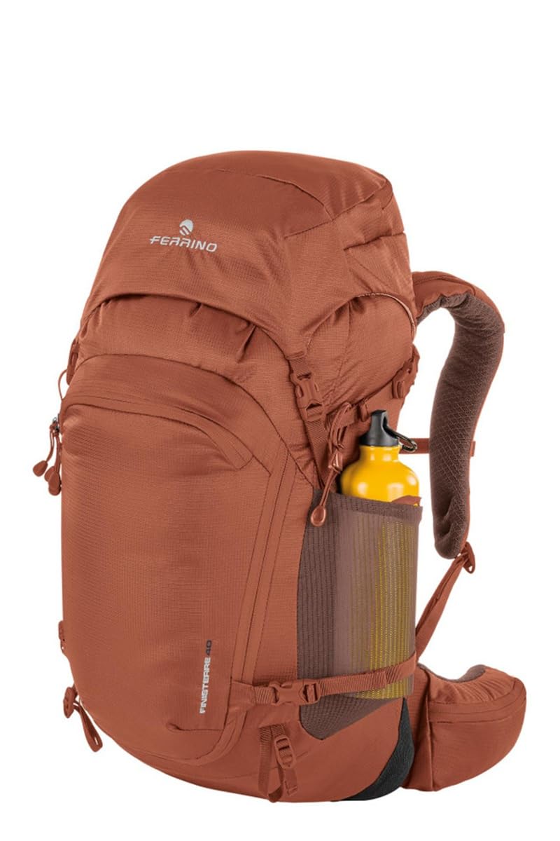 Ferrino Zaino Unisex Trekking FINISTERRE 30 (ROSSO, 30 LITRI)