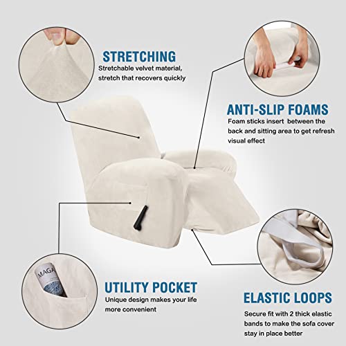 Copridivano in velluto ad alta elasticità