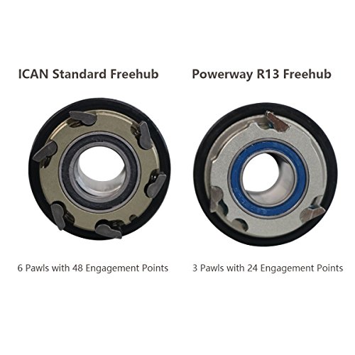 ICAN 50mm Carbon Road Bike Wheels 700C Clincher Sapim CX-Ray Spokes Rim Brake Only 1460g (Upgraded Version Wheelset) - Thumbnail 7
