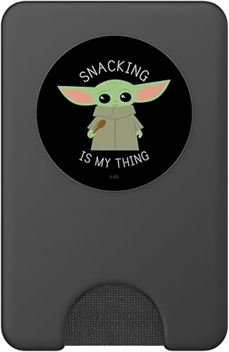 Miniatura 8 de Star Wars The Mandalorian the Child Snacking is My Thing PopSockets PopGrip agarre intercambiable para teléfonos y tabletas