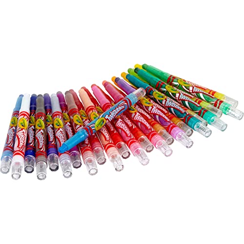 Image of Crayola Twistables Crayons Coloring Set, Mini, Kids Indoor Activities at Home, 24 Count, Assorted
