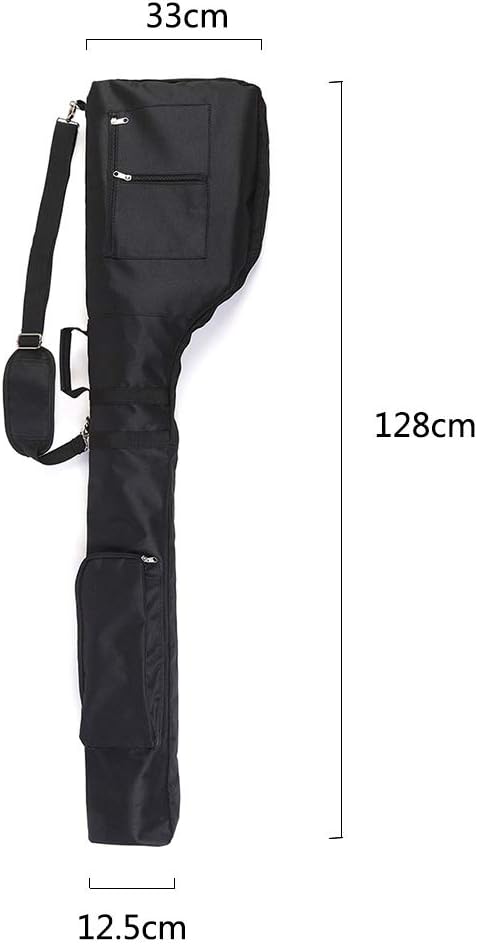 Golf Club Bag Sunday Golf Bag Golf Travel Bag Foldable Zippered Carry Bag Lightweight Waterproof Golf Sunday Pencil Bag Driving Range Mini Practice Golf Bag Travel Case for Men Women