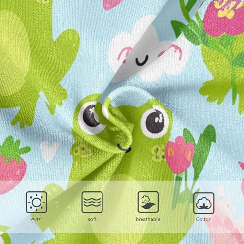 Fancy Girls Underwear Toddlers 2t Cotton Panties Little Girl Cute Cartoon Green Frogs Blue Briefs Girls Undies3