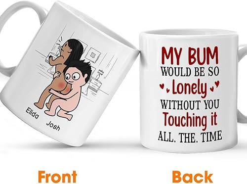 Miniatura 8 de Taza Kamasutra personalizada, regalos del día de San Valentín para esposa, divertida taza de aniversario para ella, regalos de inauguración de la