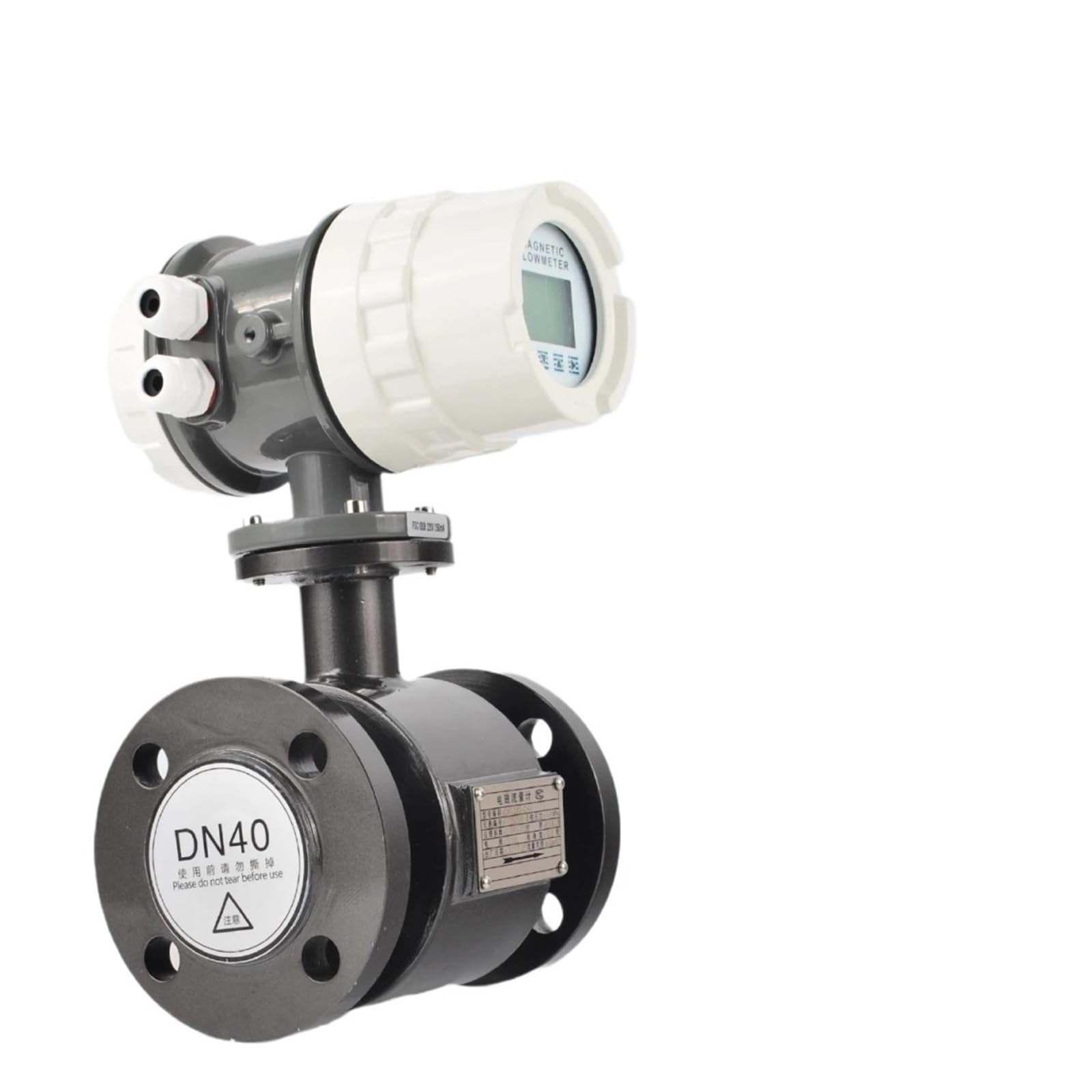 LEOTNNDQ Electromagnetic Flow Meter DN10‑DN100 Digital Magnetic Flow Sensor(DN50)