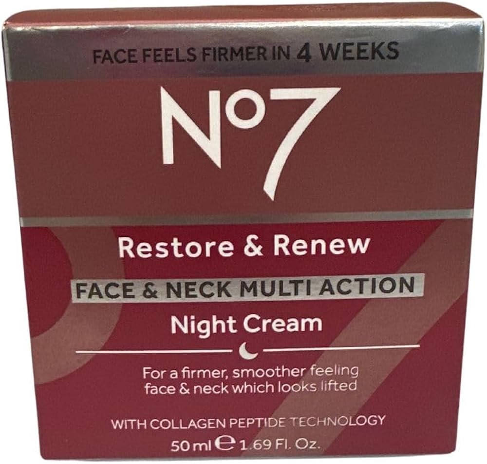 Boots No7 Restore & Renew Night Cream 1.6 oz (50 ml) : Amazon.ca