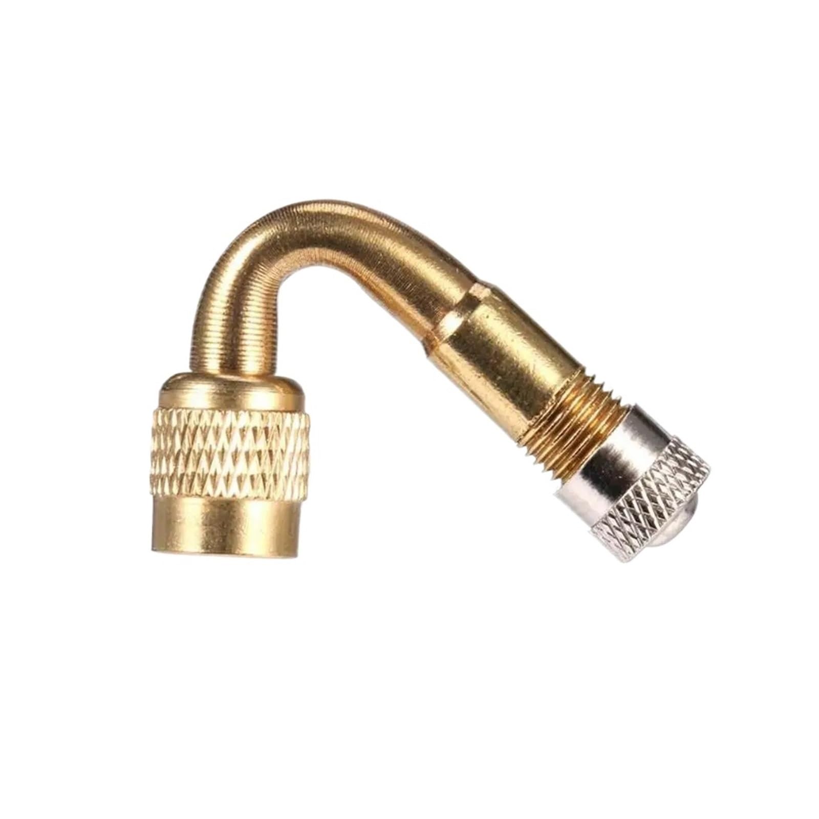 Ventilverlängerung 1 Stück 45/90/135 Grad Messing-Reifenventil-Verlängerungsadapter mit Winkel for Autos, LKWs, Motorräder und Fahrräder(Gold 1pc-45)