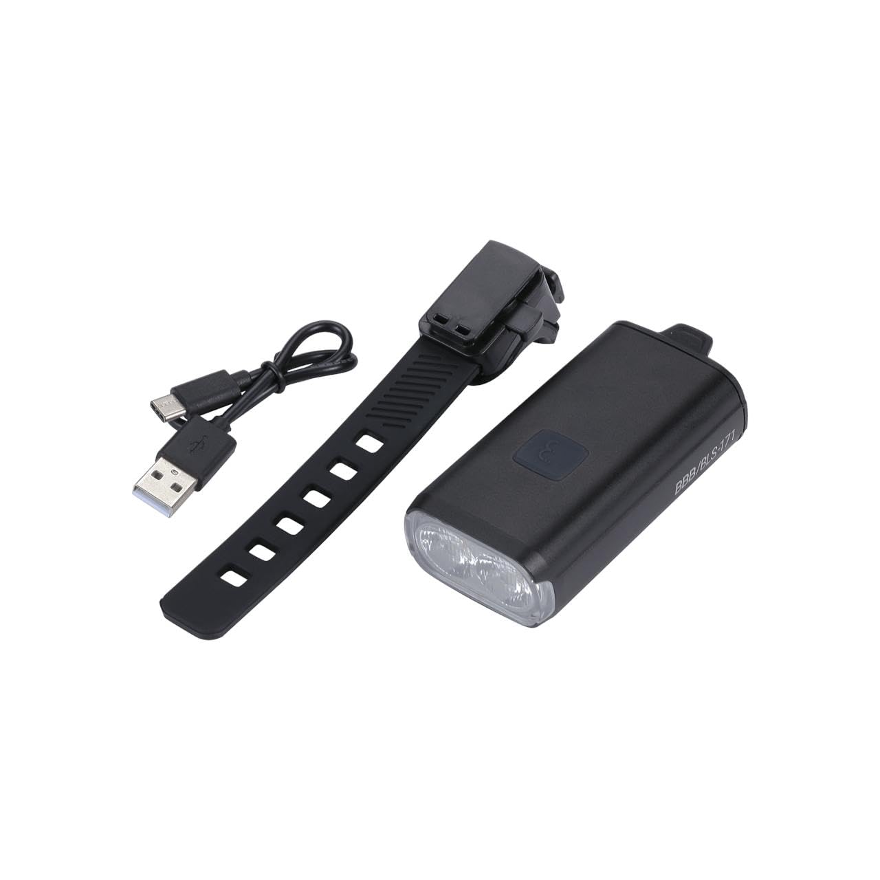 BBB Przednie światło rowerowe rowerowe 1200 lumenów USB akumulator reflektor LED wodoodporny IPX4 StrikeDuo 1200 BLS-171