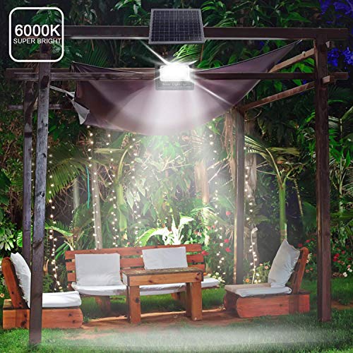 Holofote Refletor 100W À Prova D'Água Energia Solar com Painel Automático e Manual