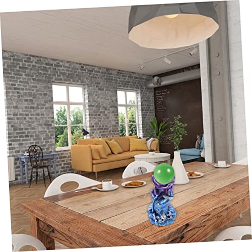 Porte boules décoratives et bougeoirs avec socle pour pendule - 7