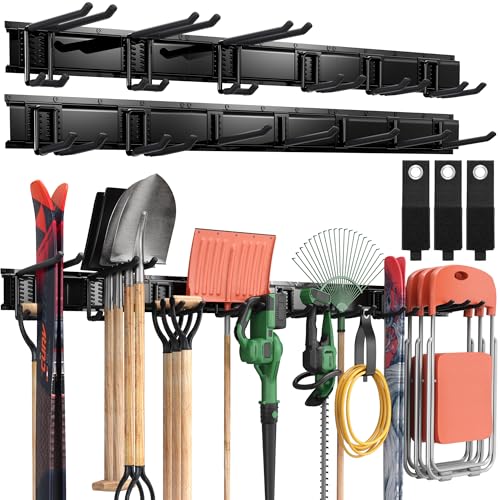 LBT 99' Garage Tool Organizer Wall Mount - 1000lbs Garden...