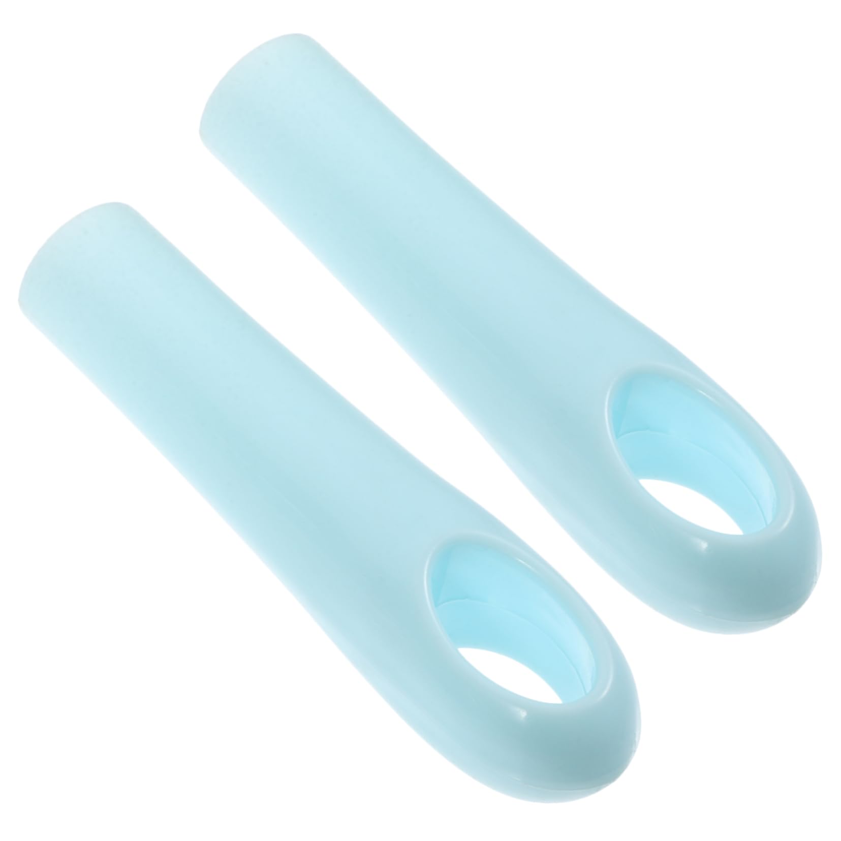 FRCOLOR 2Pcs Broom Handle End Caps Grip Replacement for Broom Dustpan Mop Sturdy Caps for Enhanced Cleaning Control and Office Use