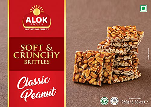 Alok Foods Peanut Classic Chikki 250 Gm